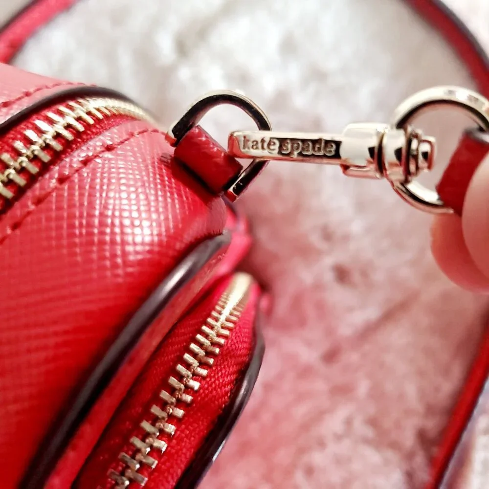 KATE SPADE STACI CROSSBODY SMALL/MINI RED BAG - Picture 10 of 11